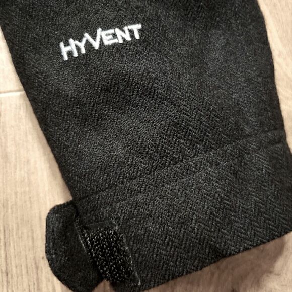 The North Face Hyvent Wool Blend Hooded Belted Jacket Black Size SP - Picture 6 of 11